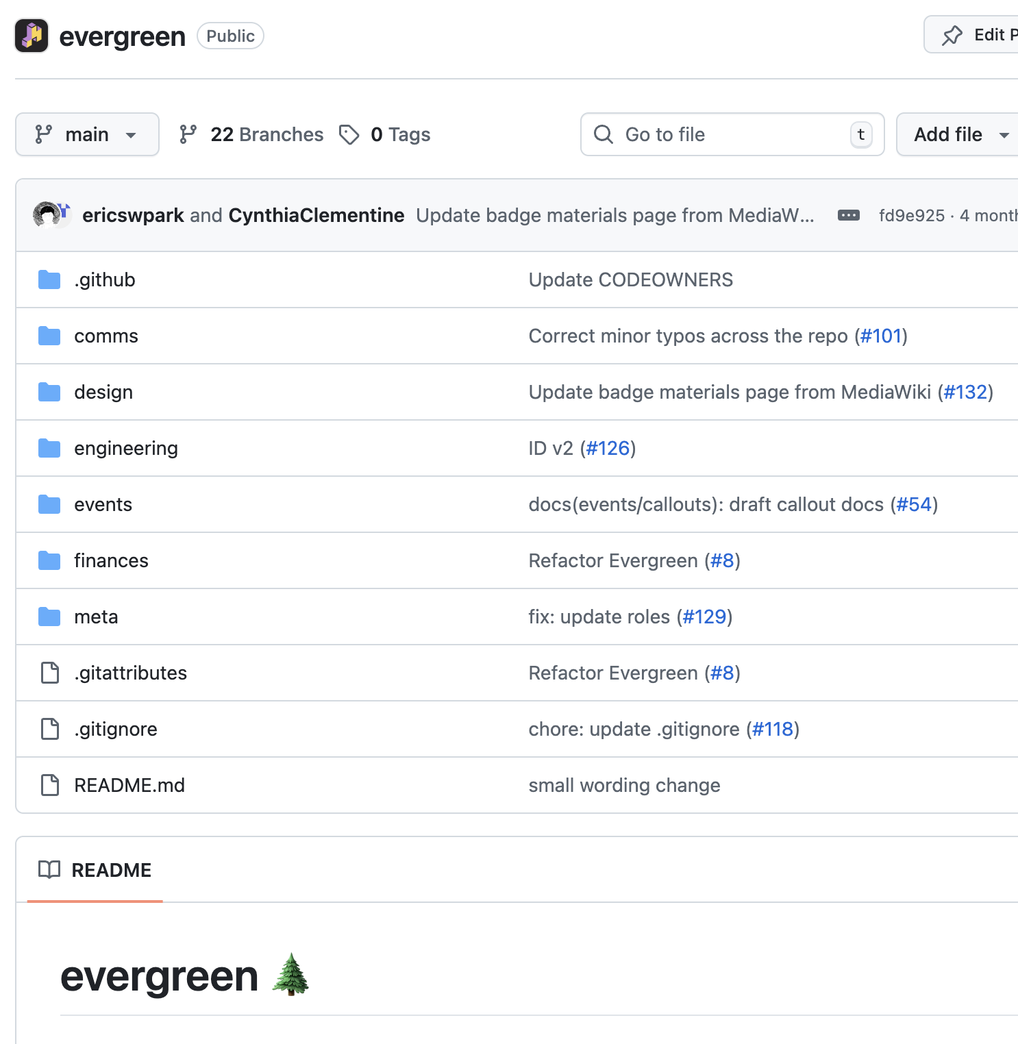 https://github.com/purduehackers/evergreen screenshot